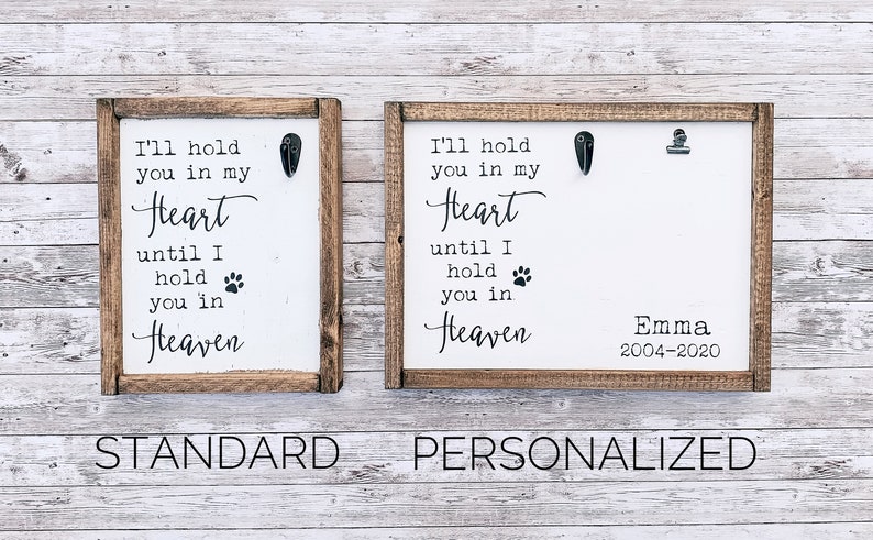 Dog Sympathy Gift Pet Memorial Gift Cat Remembrance Sign