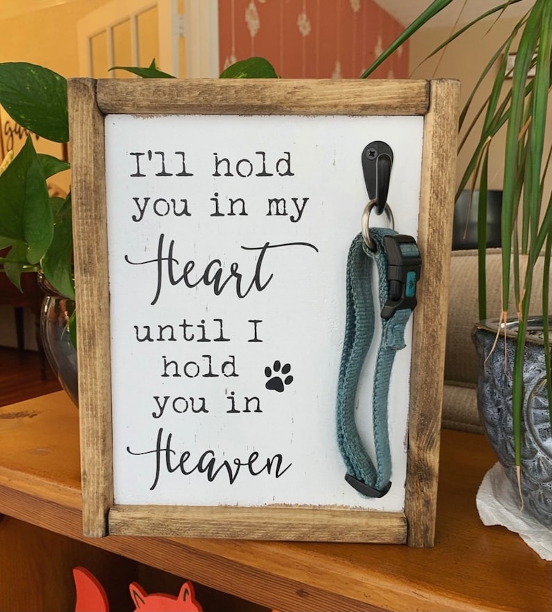 Dog Sympathy Gift Pet Memorial Gift Cat Remembrance Sign Etsy