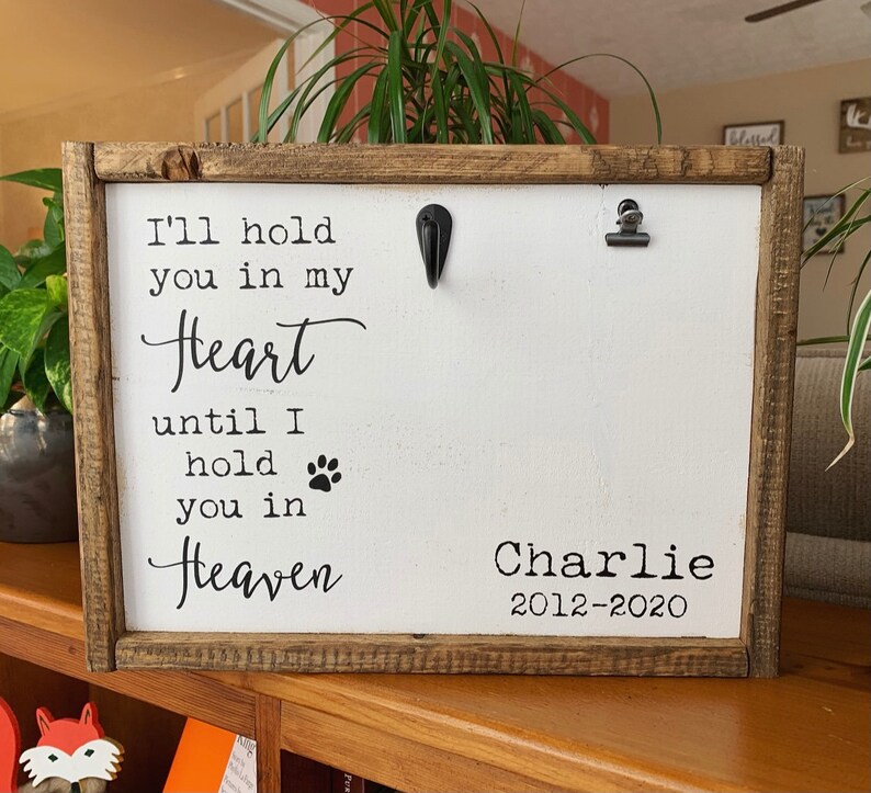 Dog Sympathy Gift Pet Memorial Gift Cat Remembrance Sign Etsy