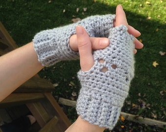 Mitaines et revers de bottes réversibles - Ensemble de motifs au crochet