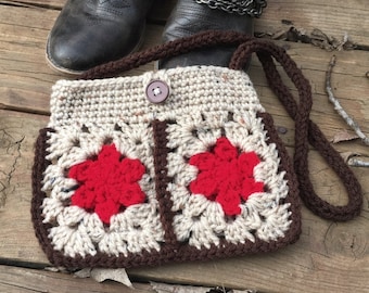 Sac à main de style occidental - Modèle au crochet