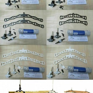 Cast iron Vintage Cottage kitchen ceiling mounted Creel Clothes horse airer dryer rack laundry traditional pulley airer KIT ONLY