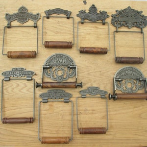 Porta rotolo di carta igienica in ghisa rustico vintage antico ornato fantasioso vecchio stile porta rotolo porta wc