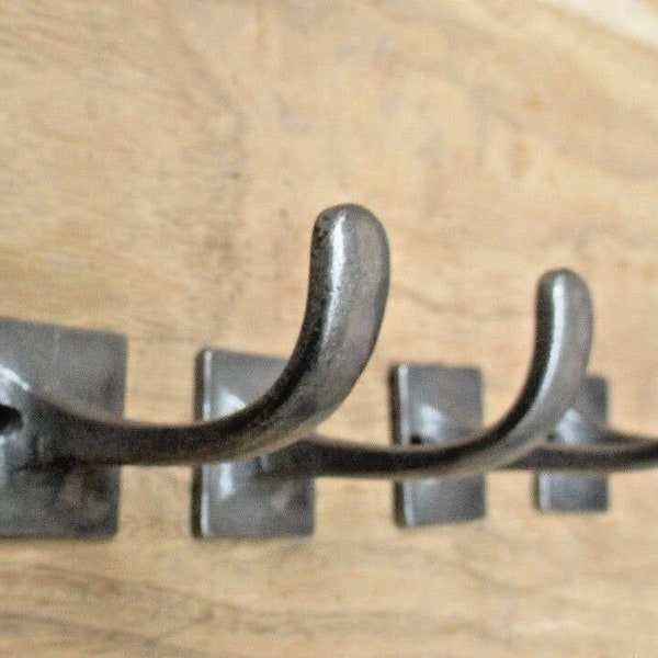 Pack Of 5 UTILITY HOOK  Cast iron Rustic coat hooks vintage retro old antique hanging hooks pegs ANTIQUE iron