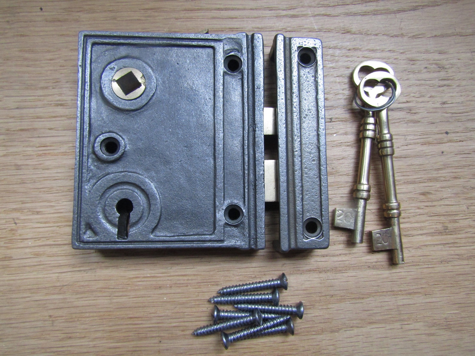 SOLID CAST IRON Door Lock Latch Traditional Old Fashion Repro Etsy UK