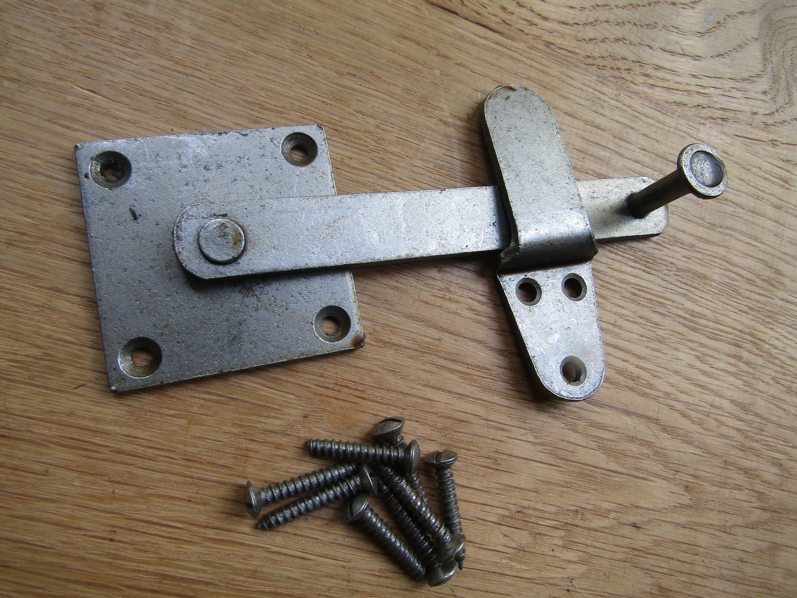 INDUSTRIAL DOOR LATCH Simple Factory Rustic Steel Cupboard Etsy UK