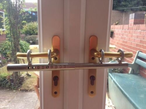 INTRUDERLOCK Conservatory Patio French Double Door Dead Lock Extra Security