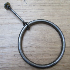 RING SHACKLE Manger Bed Vintage Rustic Cast Iron Gate Barn Stable Door ...