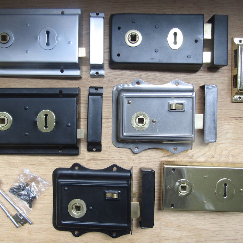 Antique rim lock für door - Etsy.de