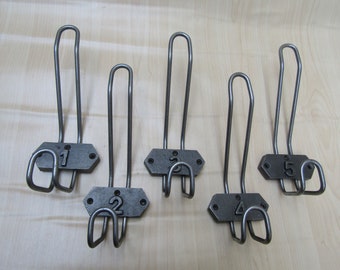 Sungmor Ganci rustici in ghisa Ganci appendiabiti da parete vintage appendiabiti portasciugamani – Confezione da 4 ganci decorativi da parete per appendere cappotti, cappelli, asciugamani