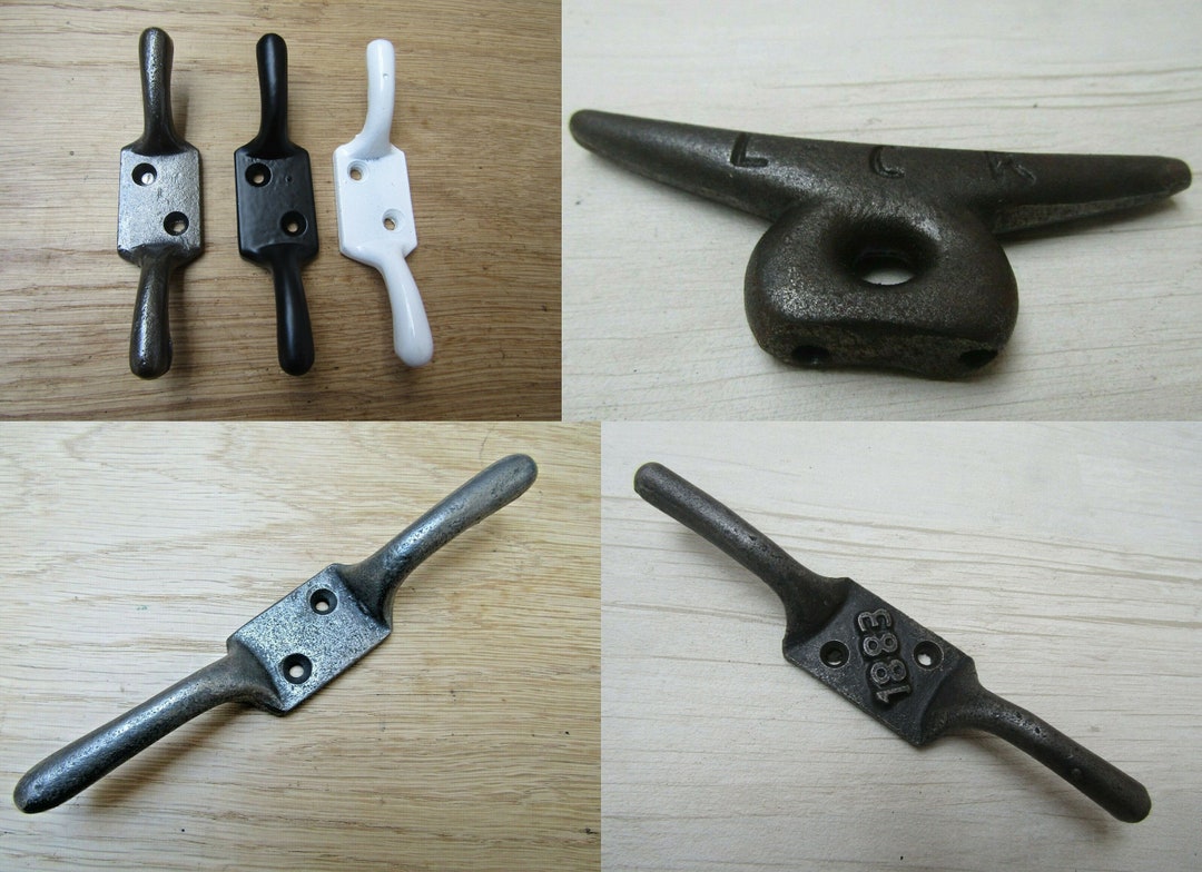 Butoir de porte antique en fonte peint à la main pour cheval de la Comté - France