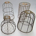 Wire lampshade industrial rustic Vintage Retro Old ceiling pendant light Shade