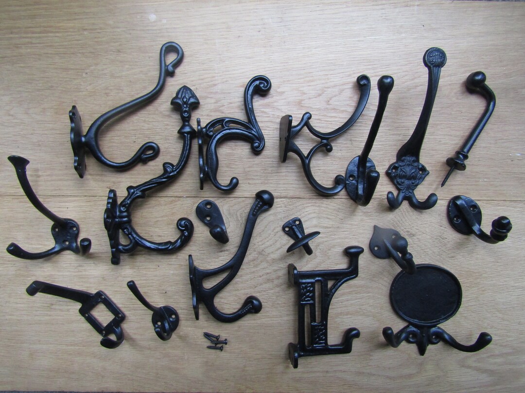 Kleiderhaken Alt 5er Set Antik-Messing Kleiderhaken Aus Gusseisen - Viktorianischer Vintage-Look Für Dein Zuhause Kleiderhaken Edelstahl Klappbar