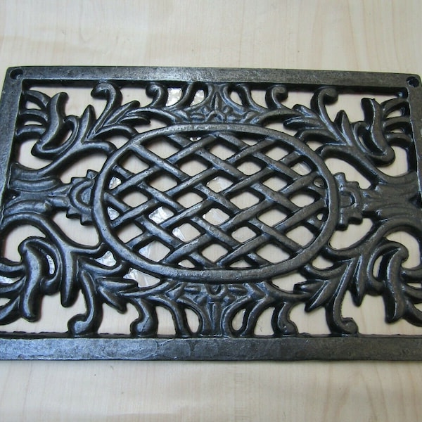 WESTMINSTER flat grill repair plate cast iron vintage air vent brick grille cover decorative ornate fancy vintage