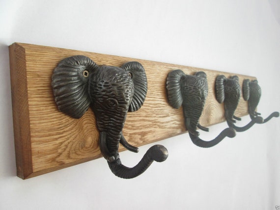 Cast Iron Wall Mount Elephant Head Hook Cast Iron Wall Mount Elephant Head Hook