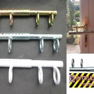 INTRUDER LOCK Patio Conservatory Double French door sliding Deadlock bolt Intruder Lock extra security Internal Door Security Brace