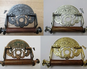 CROWN TOILET FIXTURE Paper toilet roll holder rustic vintage antique ornate fancy old style roll holder loo wc holder