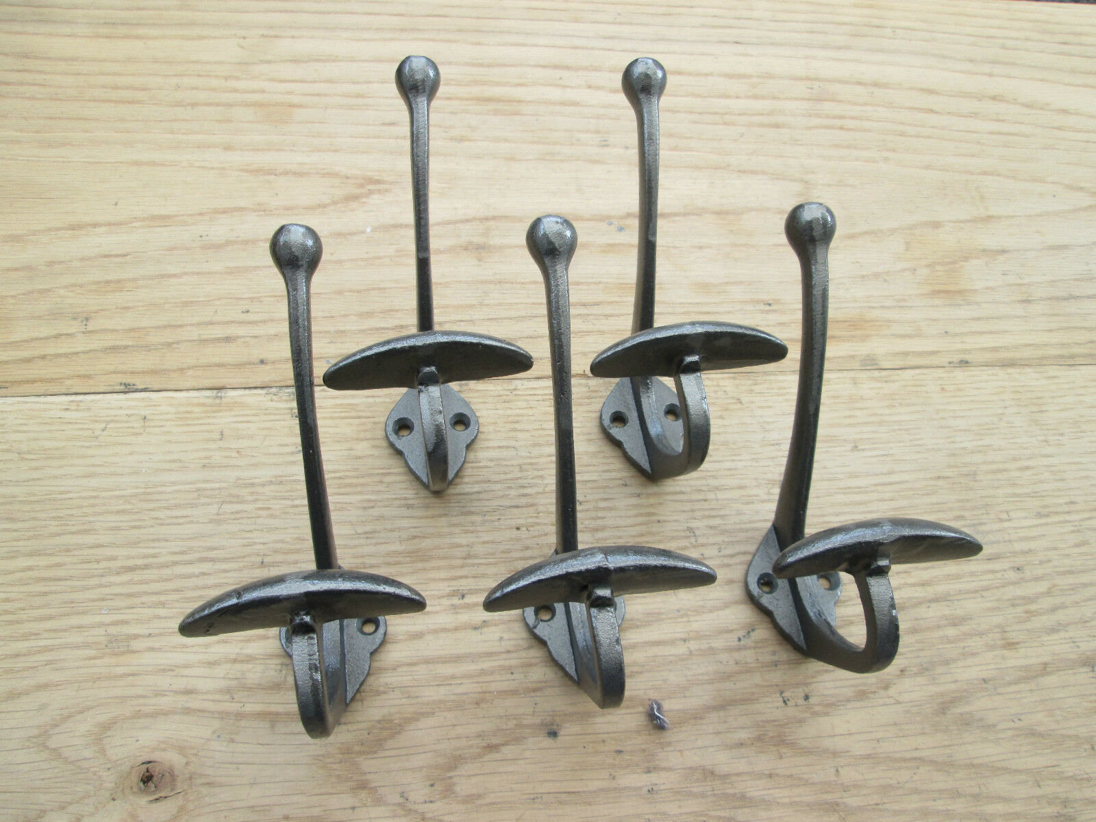 Plain Hall Stand Hat & Coat Hook Antique Iron by Ironmongery World