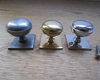 PACK Of 2  BRAMLEY DESIGNER cabinet knobs furniture cupboard drawer knob pull handle wardrobe dresser knobs round knob on square rose