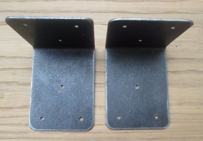 Pair of RUSTIC BUTCHERS BLOCK Corner Bracket Plate Brace Strap Etsy UK