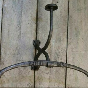 OCEAN LINER Vintage victorian Art décor rustic cast iron Clothes coat Hat jacket hanger rack Valet stand