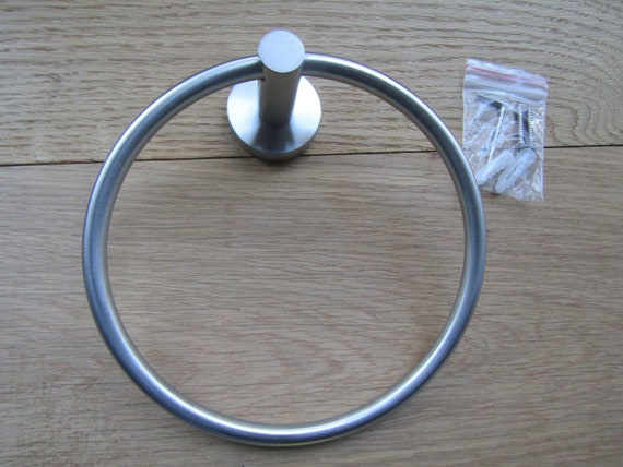 Toilettenpapierhalter & Handtuchring Set – Edelstahl SUS 304, Badezimmer-Zubehör, Modernes Design