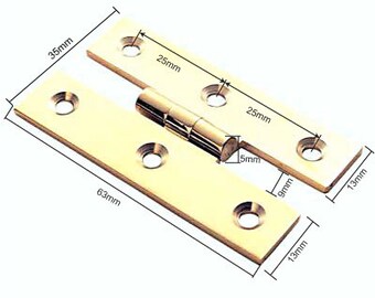 Cerniere Per Scatole Cerniere Pieghevoli 270° 20 Pezzi - Cerniere Mobili Oro Con Viti Per Falegnameria Ricambi Falegnameria - 6