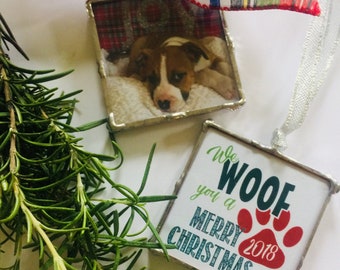 Pet photo ornaments