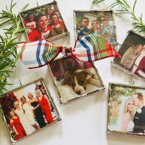 Custom Photo Christmas ornaments, personalized ornament, photo ornaments, custom christmas gift, ornaments photo, keepsake photo ornaments,