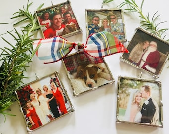 Custom Photo Christmas ornaments, personalized ornament, photo ornaments, custom christmas gift, ornaments photo, keepsake photo ornaments,