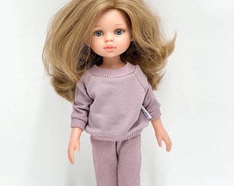Paola Reina Amigas doll clothes, 32 cm doll clothes, 12 inch doll clothes, pink doll outfit, doll lounge set, gift for a Toddler, handmade