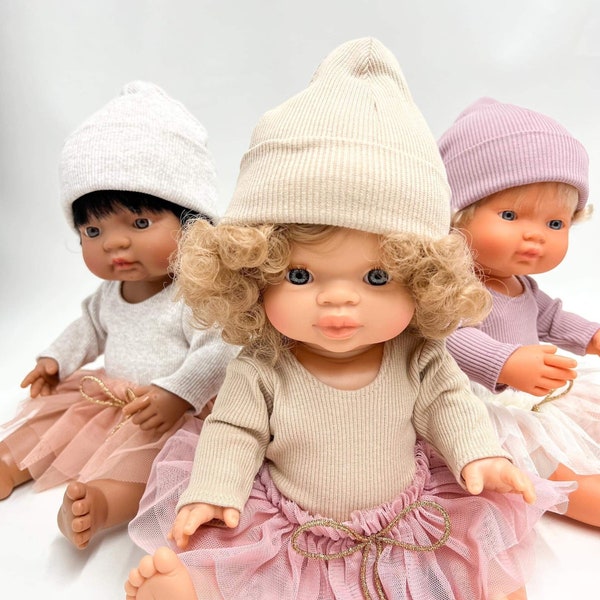 Vêtements minikane, corps de poupée minikane, jupe tutu de poupée miniland, tenue de poupée minikane, vêtements de poupée Paola Reina 34 cm