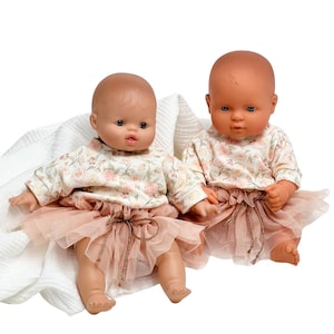 Minikane 28 cm doll set, Miniland 32 cm, Corolle 30, doll clothes, 12 inch doll clothes, gift for girl, Vetement poupee, Toddler Gift Idea