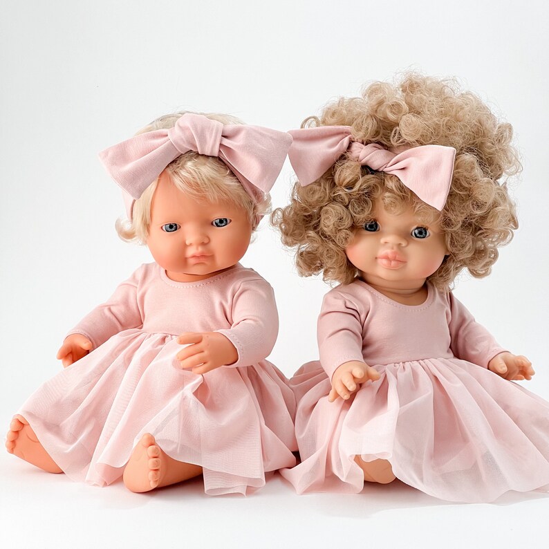 Minikane Doll Dress, 13 Inches Dress, Doll Ballerina Dress, Tulle Dress