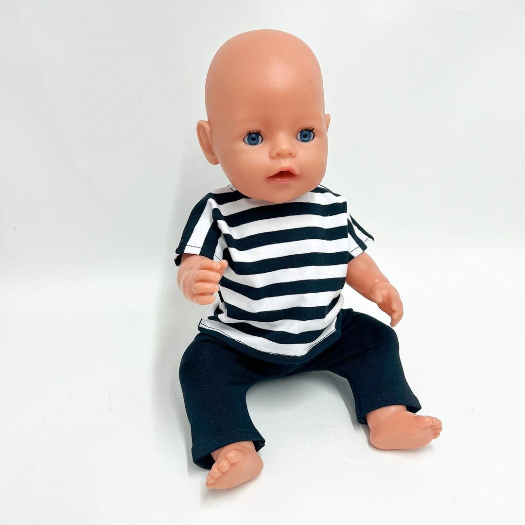 Baby Born Doll Outfit Cotton Doll Outfit 42 43 Cm Doll Set 17 Inch baby-born-doll-in-the-happy-family-pretend-play-pregnant-doll-goes