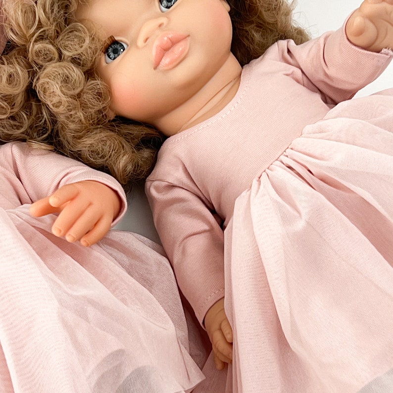Minikane Doll Dress, 13 Inches Dress, Doll Ballerina Dress, Tulle Dress