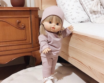 Miniland Minikane Doll Outfit – Lavender Easter Set