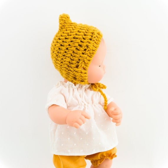 32cm MINILAND Hand knitted beanie