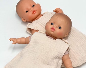 Saco de dormir para muñecas, saco de dormir Minikane de 28 cm, saco de dormir Miniland de 32 cm, saco de dormir para muñecas de 12 pulgadas