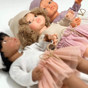 Vêtements minikane, corps de poupée minikane, jupe tutu de poupée miniland, tenue de poupée minikane, vêtements de poupée Paola Reina 34 cm image 3
