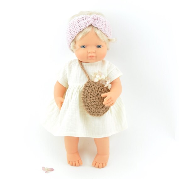Miniland Knitted Doll Outfit 38cm - Dress & Headband Miniland Knitted Doll Outfit 38cm - Dress & Headband