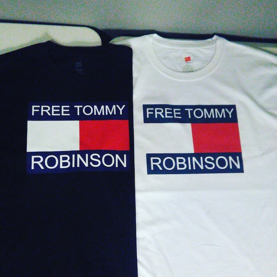 tommy robinson tee shirts