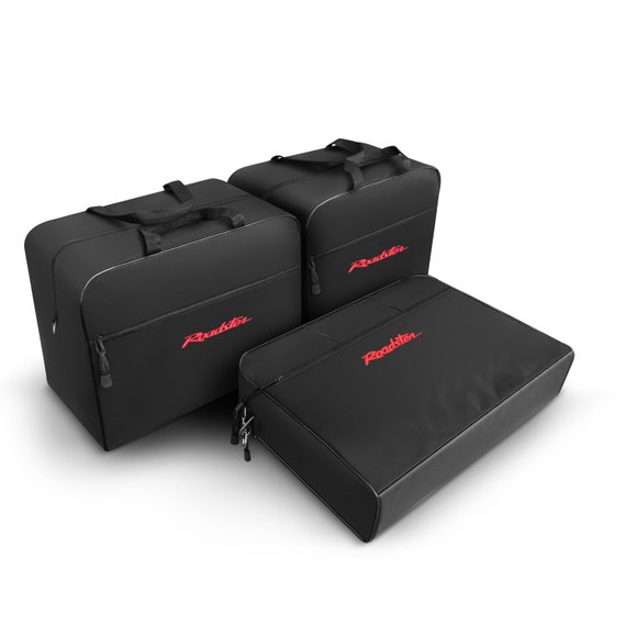 Maßgeschneidertes Gepäck mit roten Nähten für Mazda MX5 ND - MX45019 
