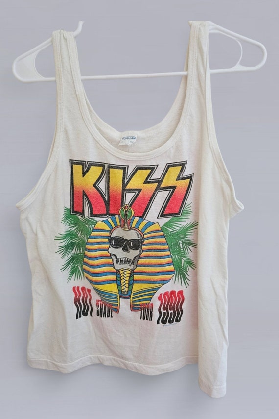 Vintage KISS Hot and Hard tour tank top shirt 1990