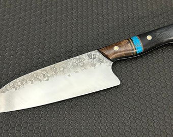 6 1/2” Santoku 52100 carbon steel