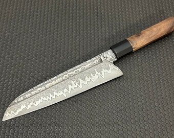 8 1/4” Damascus Gyuto carbon steel