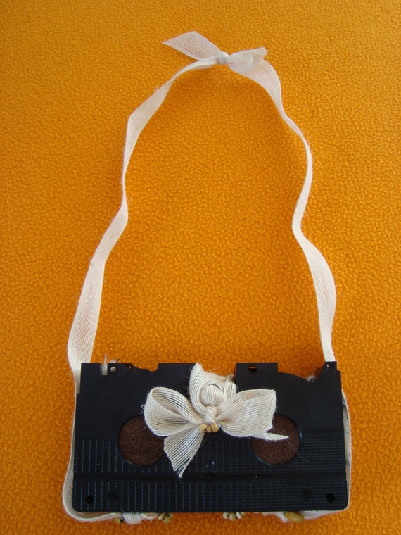 OOAK Upcycled VHS Cassette Tape Purse with Mini Coin Purse Etsy