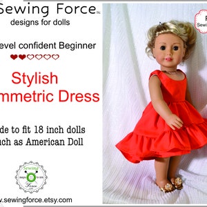 PDF Sewing Pattern for 18 inch dolls, instant download