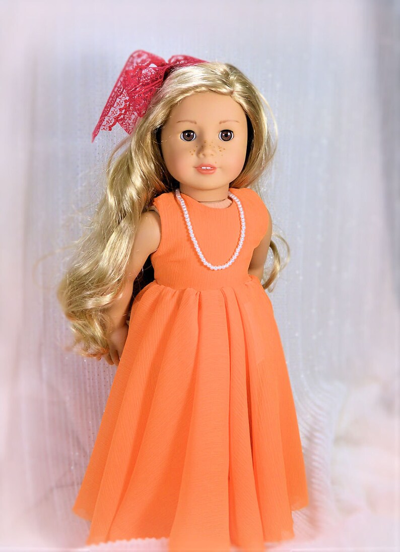 Fairy Gracefull Dress fits 18 inch dolls such as American Girl Doll 18 inch doll clothes pattern PDF Sewing Pattern doll clothes gown