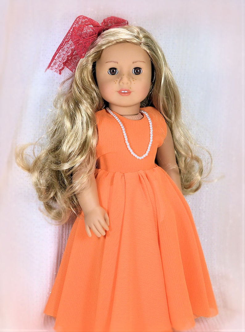 Fairy Gracefull Dress fits 18 inch dolls such as American Girl Doll 18 inch doll clothes pattern PDF Sewing Pattern doll clothes gown